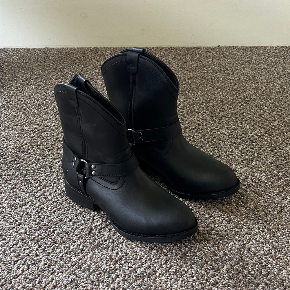 Frye Women's Gray Harness Work Boots